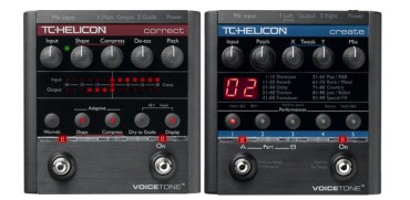 TC-Helicon VoiceTone Vocal Effects Pedals