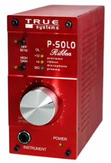 True Systems P-Solo Ribbon Mic Preamp