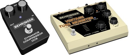 August Behringer Pedal Releases - Behringer DC9 Dynamics Compressor & VT999 Vintage Tube Monster Distortion