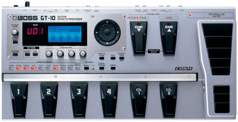 Boss GT-10 Guitar Effects Processor [Winter NAMM 2008]
