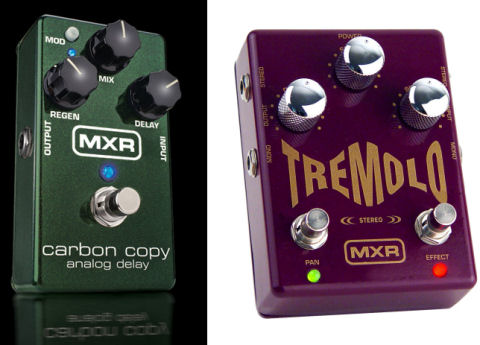 MXR M-169 Carbon Copy Analog Delay & M-159 Tremolo-PR Pedals
