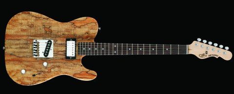 G&L ASAT Classic Bluesboy Spalted Maple Top Guitar
