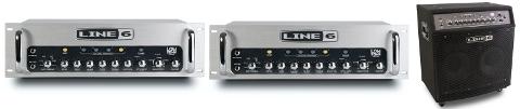 Line 6 LowDown LD400 Pro, HD400 and HD750 Bass Amps